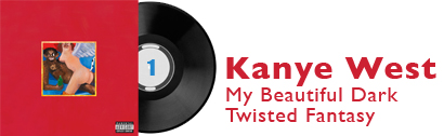 Album 1 - Kanye West - My Beautiful Dark Twisted Fantasy